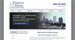 Desktop Screenshot of petersonharris.com